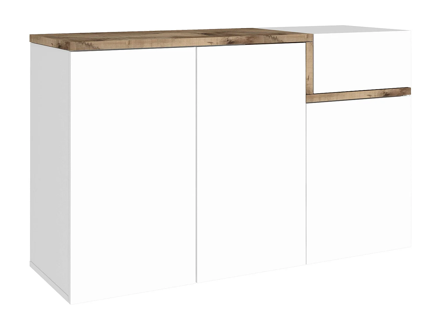 Mobile ZET L 120 x H 80.1 x P 40 cm bianco lucido