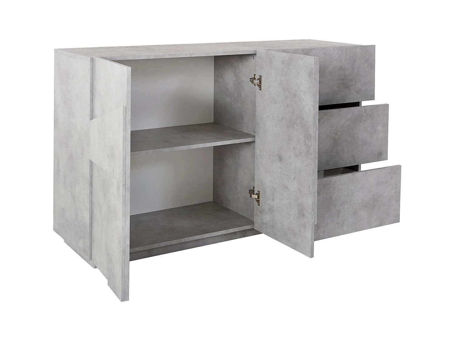 Mobile PING L 142.9 x H 86 x P 44.2 cm grigio cemento