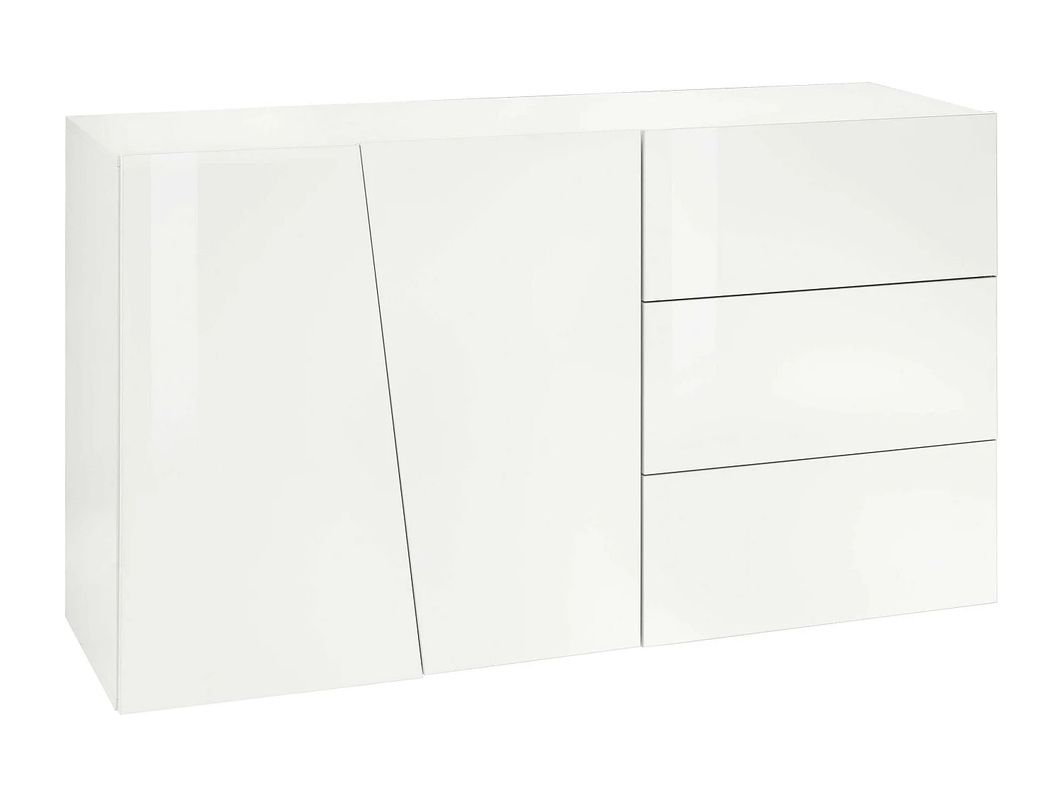 Buffet de salon et cuisine au design moderne 2 portes 3 tiroirs Vega Living