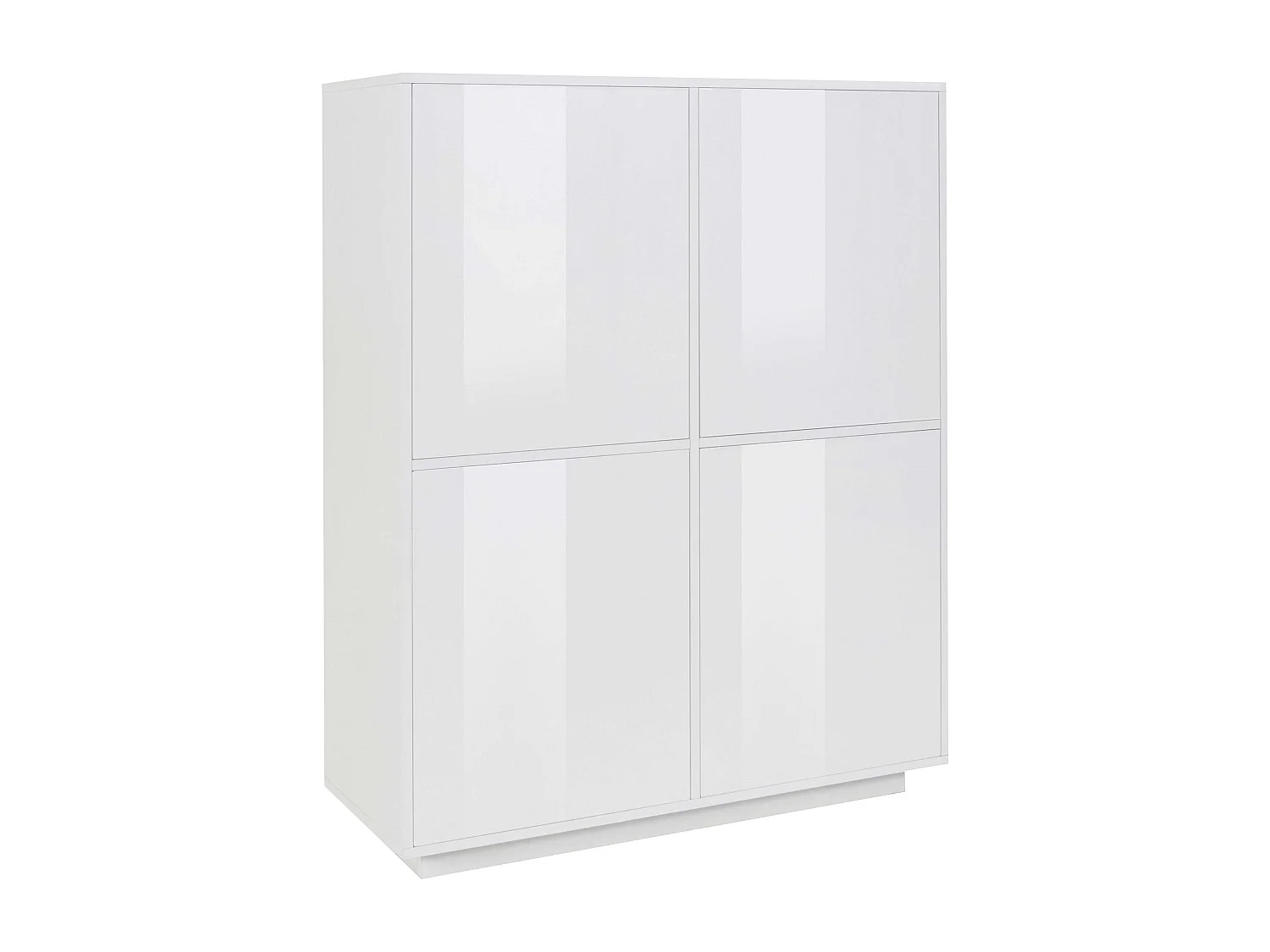 Credenza mobile cucina moderna soggiorno design bianco 100x40cm Judy