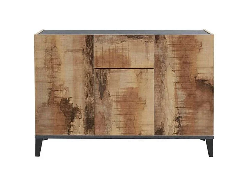 Credenza madia 120x40cm ingresso soggiorno 3 ante cassetto Rachel Report
