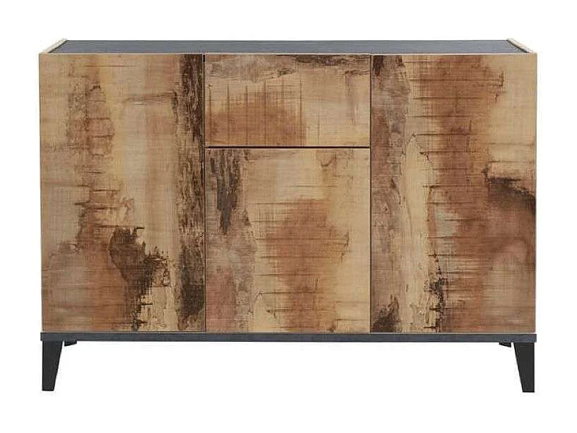 Aparador 120 x 40 cm vestíbulo salón 3 puertas cajón Rachel Report
