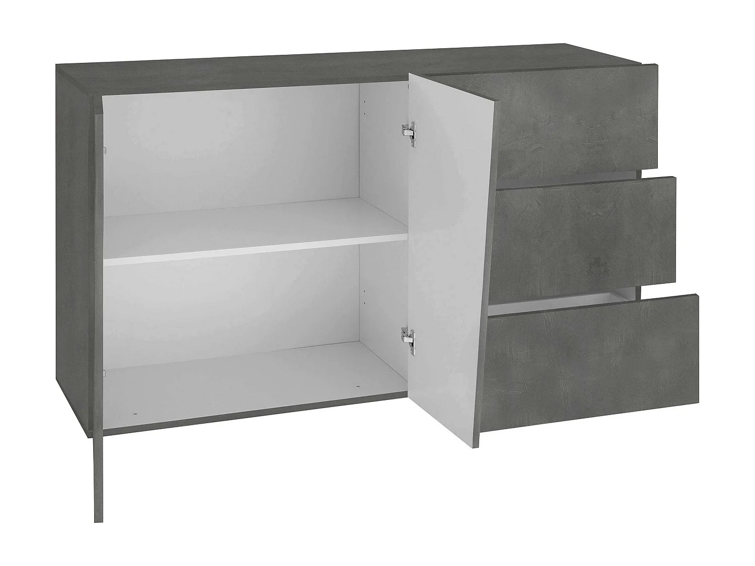 Mobile VEGA L 140.9 x H 86 x P 43 cm grigio ardesia