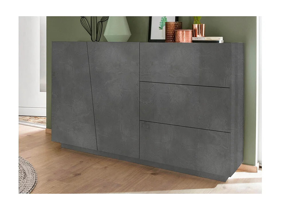 Mobile VEGA L 140.9 x H 86 x P 43 cm grigio ardesia