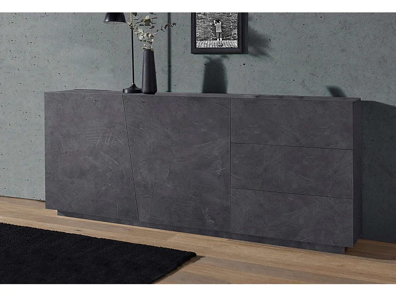 Mobile VEGA L 180 x H 86 x P 43 cm grigio ardesia