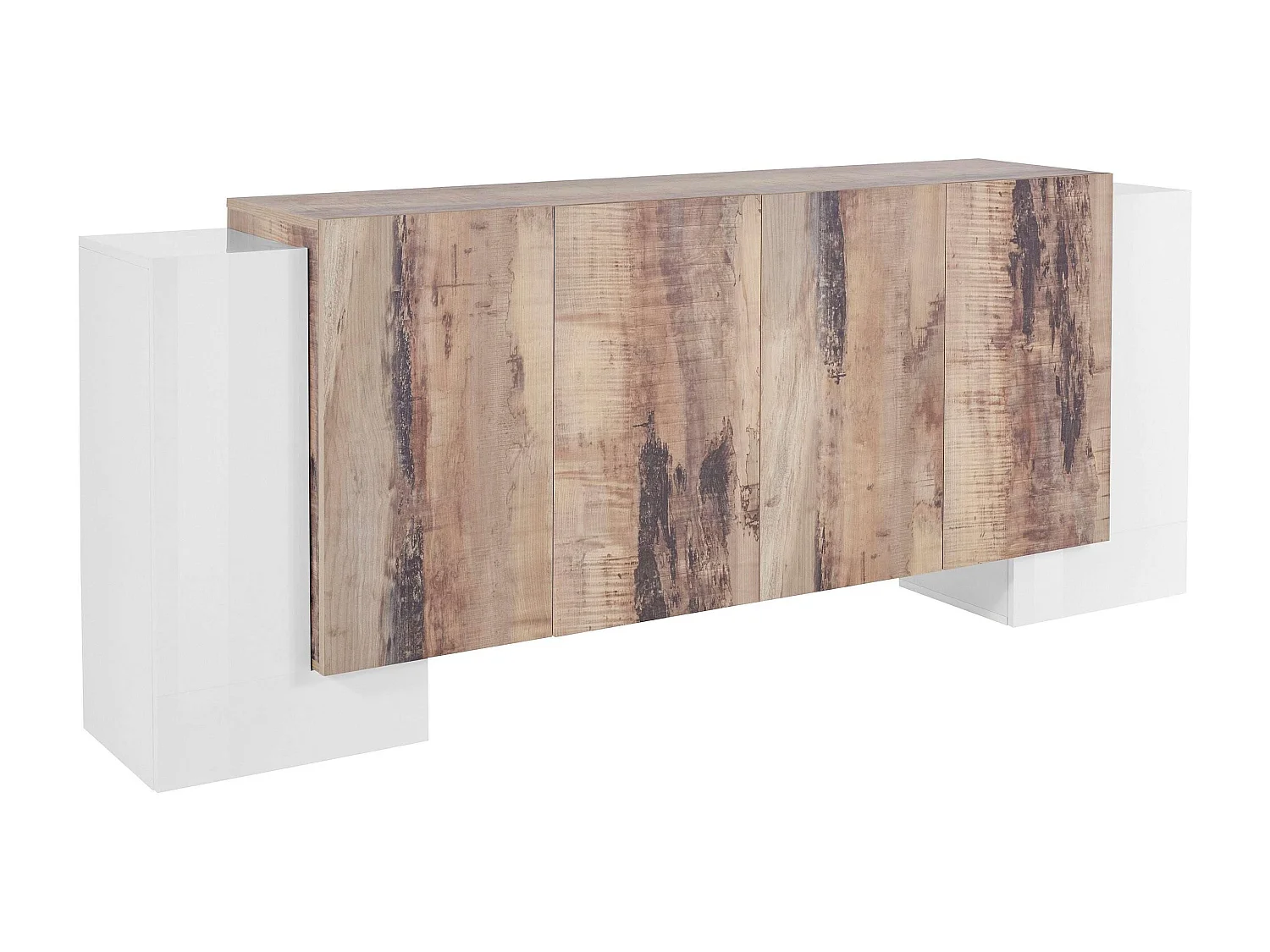 Buffet de cuisine salon 6 portes 210cm design Pillon Fabrik Acero