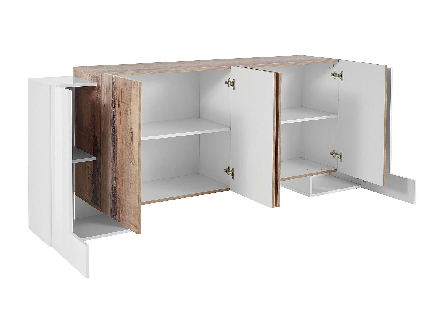 Buffet de cuisine salon 6 portes 210cm design Pillon Fabrik Acero