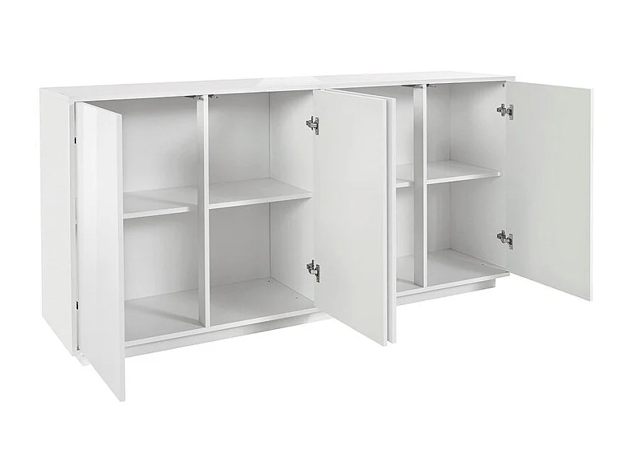Aparador móvil salón cocina 180cm diseño moderno blanco Ceila