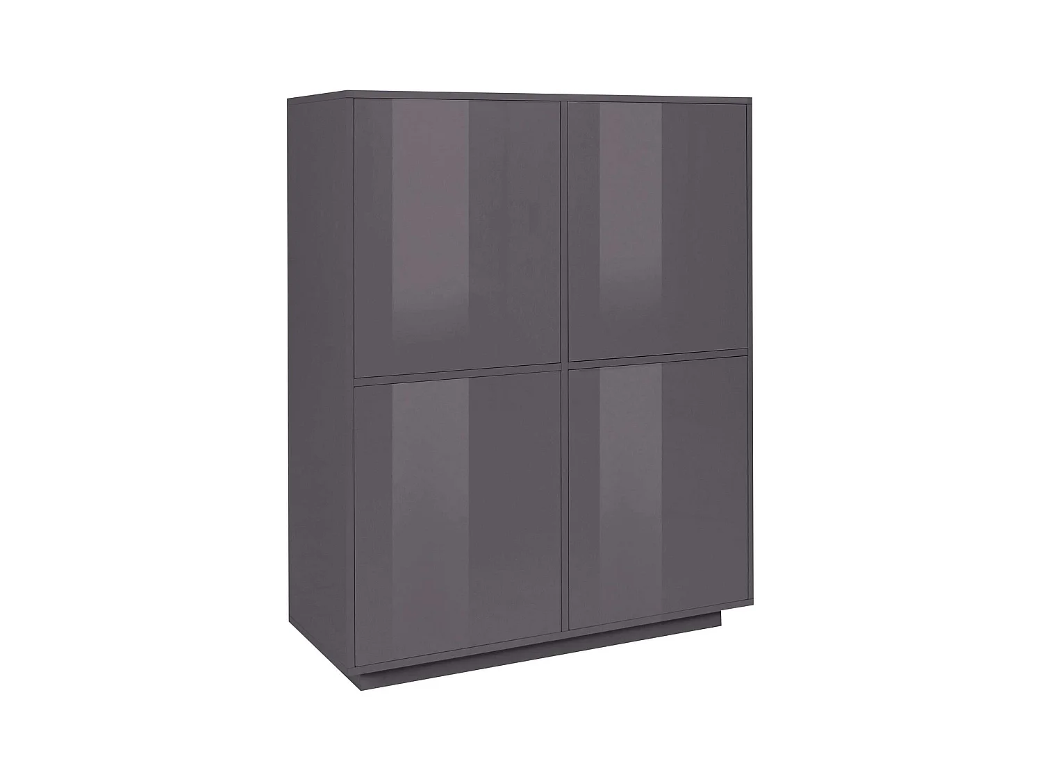 Credenza antracite mobile cucina soggiorno 100x40cm design moderno Judy Report