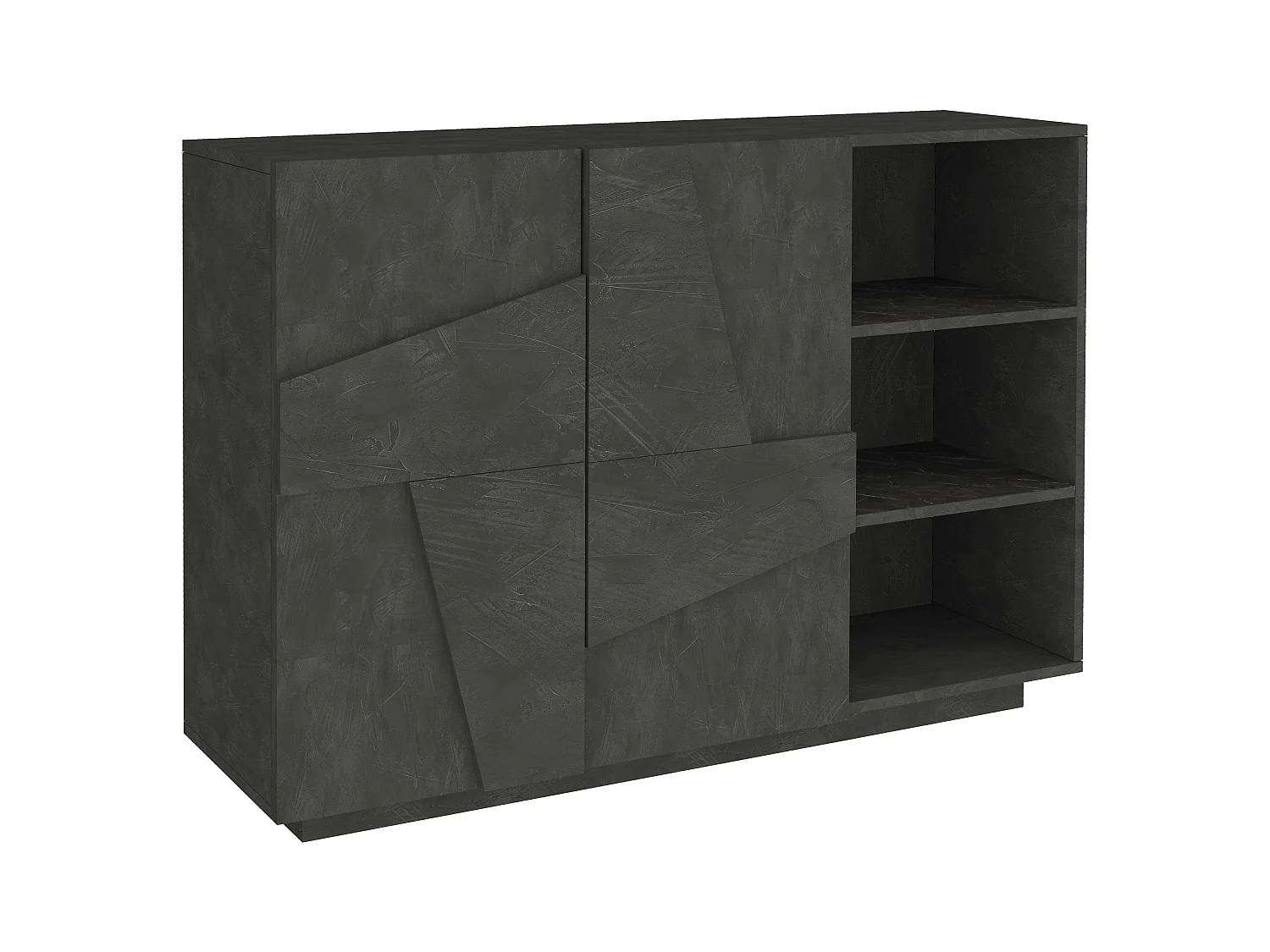 Mobile PING L 121.8 x H 86 x P 39.2 cm grigio ardesia