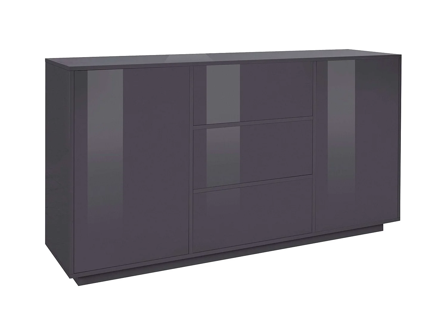 Aparador mueble salón diseño moderno buffet 160cm Carat Report