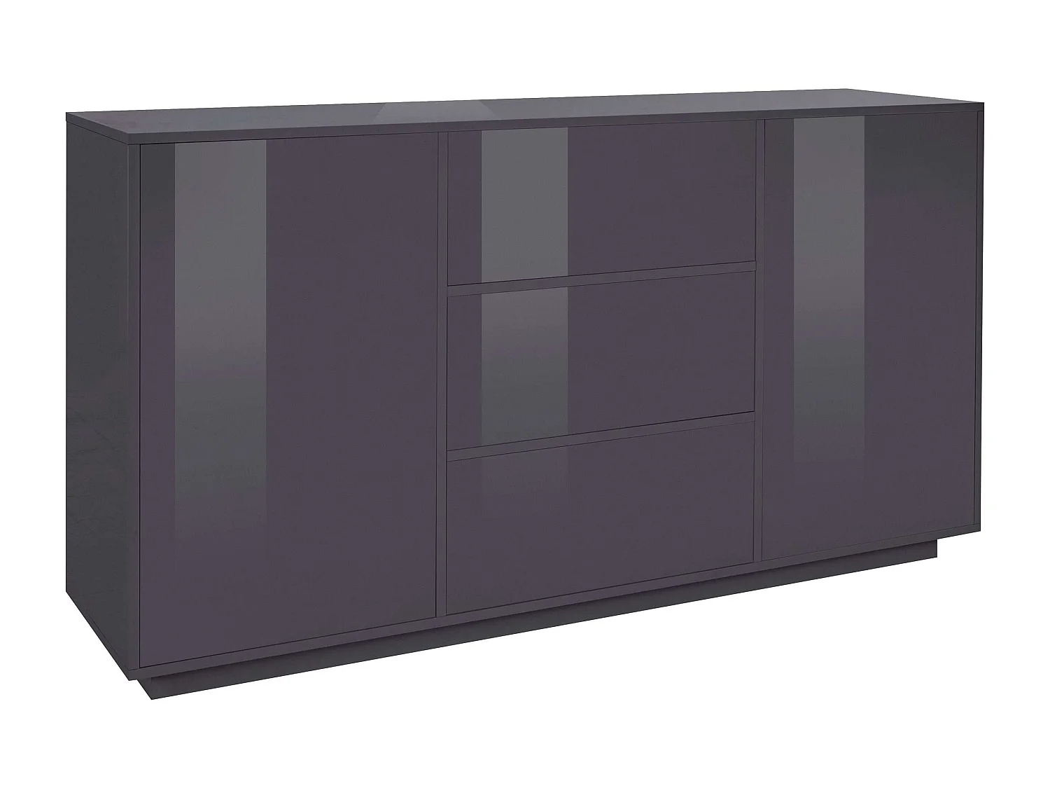 Aparador mueble salón diseño moderno buffet 160cm Carat Report