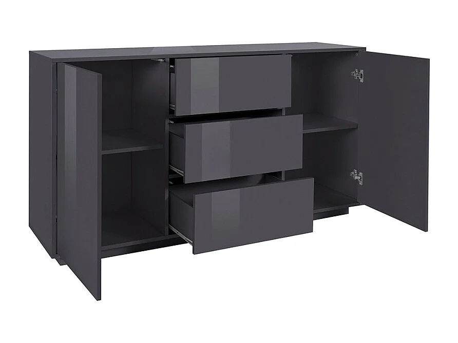 Moderne Design-Anrichte Wohnzimmerschrank 160cm Buffet Carat Report