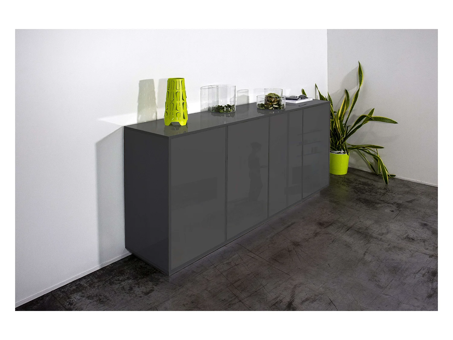 Aparador de cocina 180cm buffet muebles de salón modernos Ceila Report