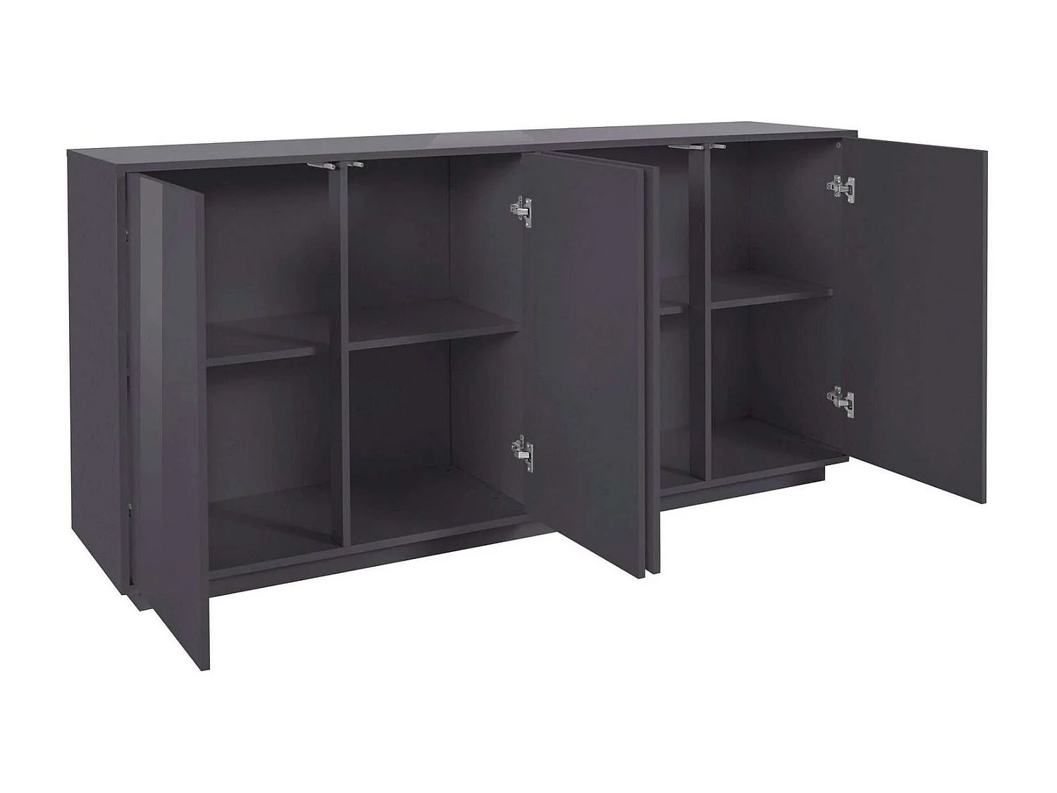 Credenza cucina 180cm buffet mobile soggiorno moderno antracite Ceila Report
