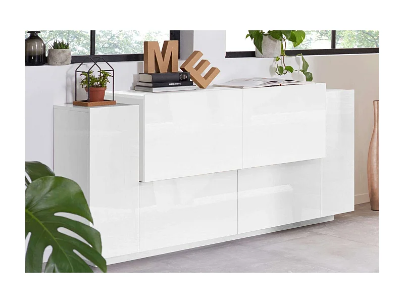 Mueble NEW CORO L 160 x H 86 x P 45 cm blanco