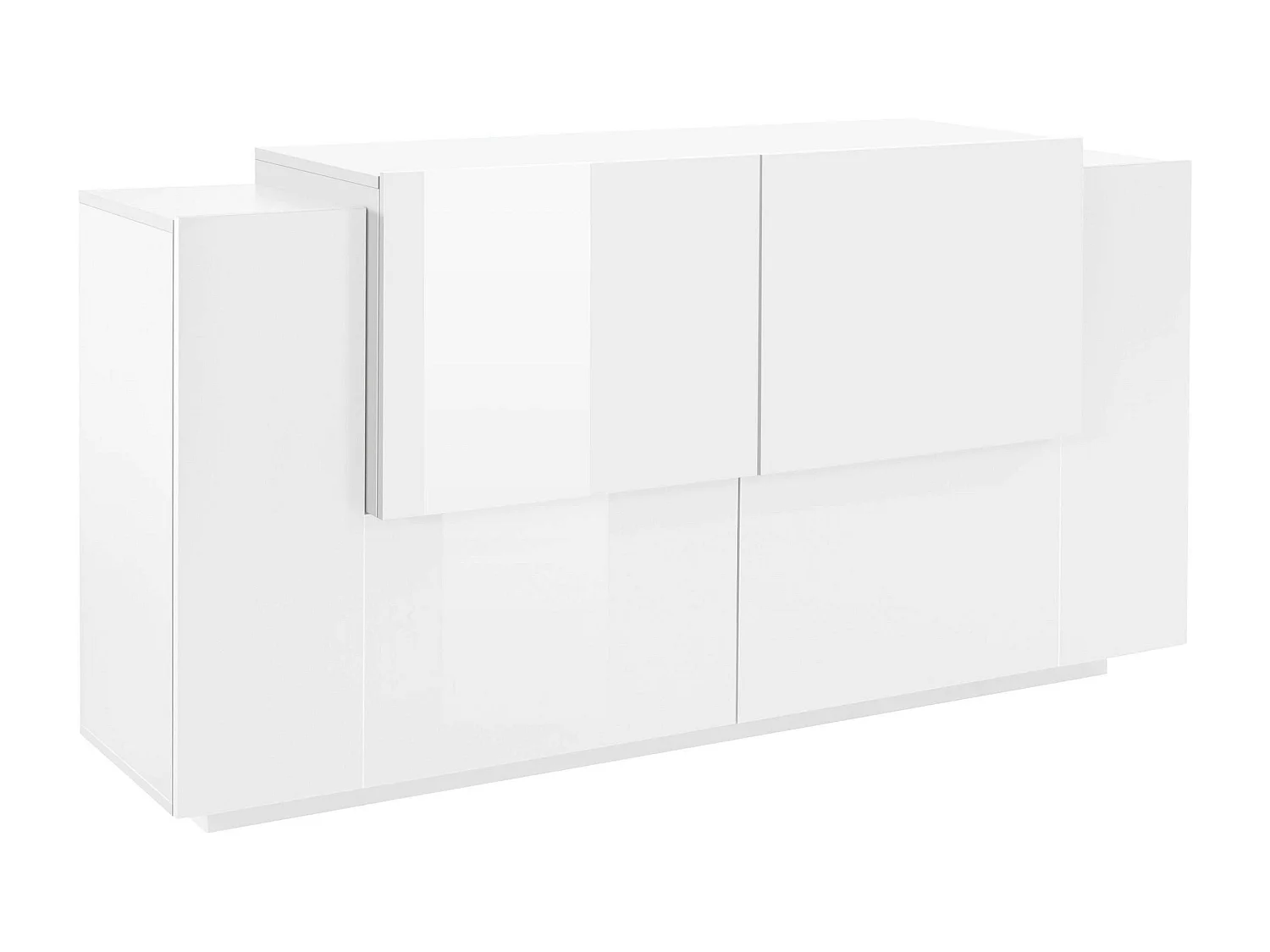 Mobile NEW CORO L 160 x H 86 x P 45 cm bianco lucido