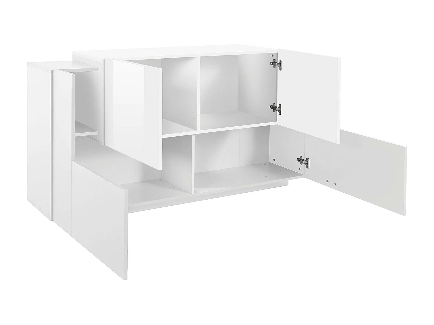 Mobile NEW CORO L 160 x H 86 x P 45 cm bianco lucido