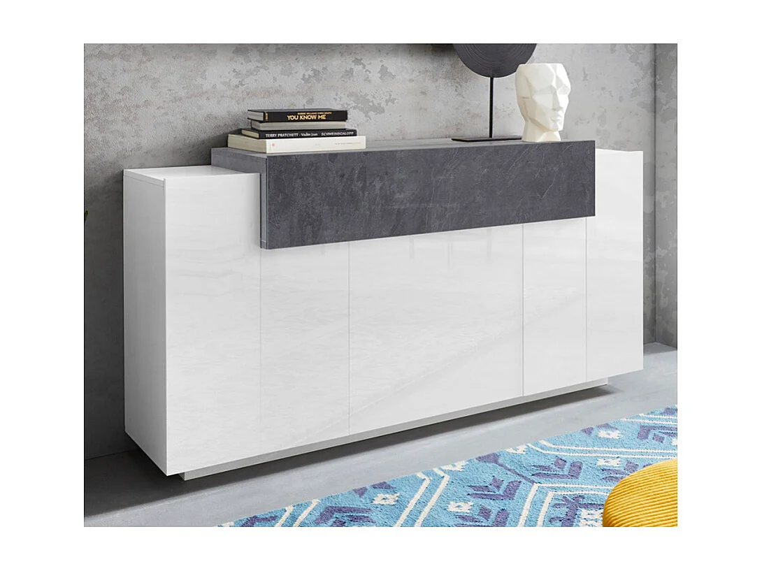 Buffet 3 portes battantes 1 placard rabat design moderne Corona Side Report