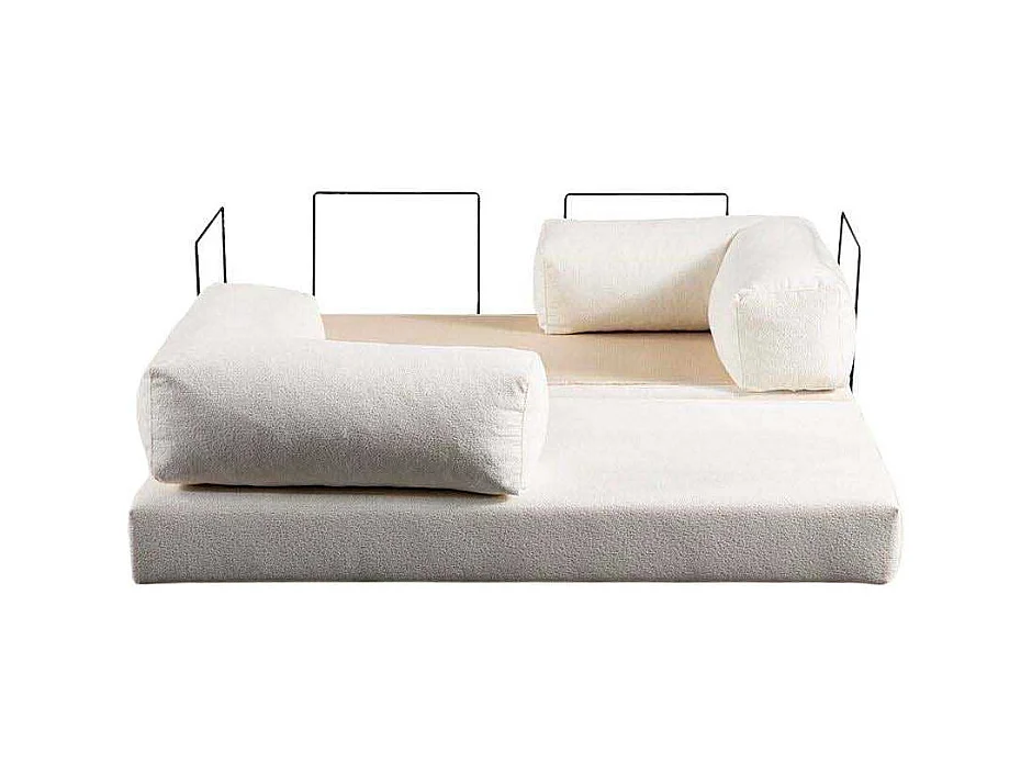 Canapé 2 places modulable Via Con