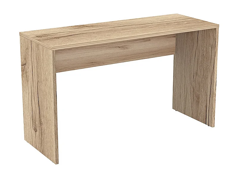 Escritório cor carvalho MELTO 130 cm – Estilo moderno, compacto e ideal para quarto ou teletrabalho