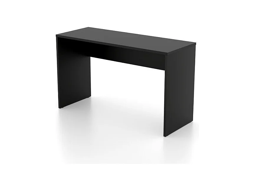 Mesa preta MELTO 130 cm – Elegante, moderna e perfeita para trabalho remoto ou quarto de adolescente