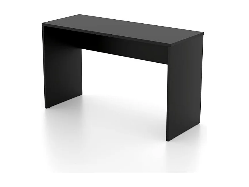 Mesa preta MELTO 130 cm – Elegante, moderna e perfeita para trabalho remoto ou quarto de adolescente