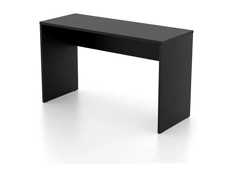 Mesa preta MELTO 130 cm – Elegante, moderna e perfeita para trabalho remoto ou quarto de adolescente