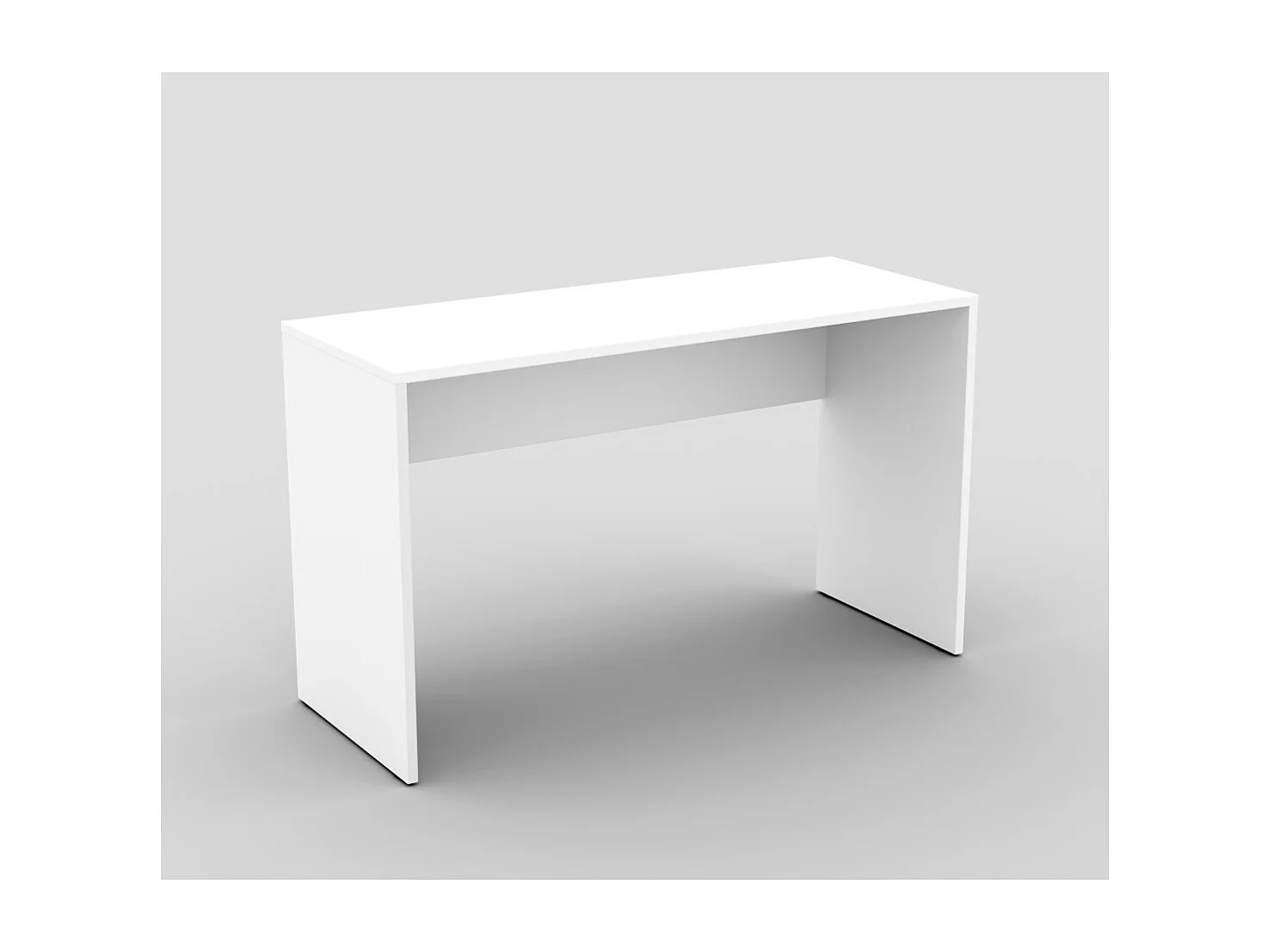 Escritorio blanco MELTO 130 cm – Diseño moderno, duradero e ideal para teletrabajo o habitación juvenil