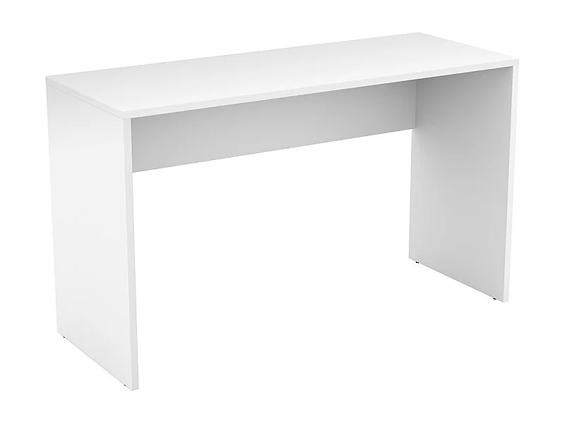 Bureau blanc MELTO 130 cm – Design moderne, durable et idéal pour télétravail ou chambre ado