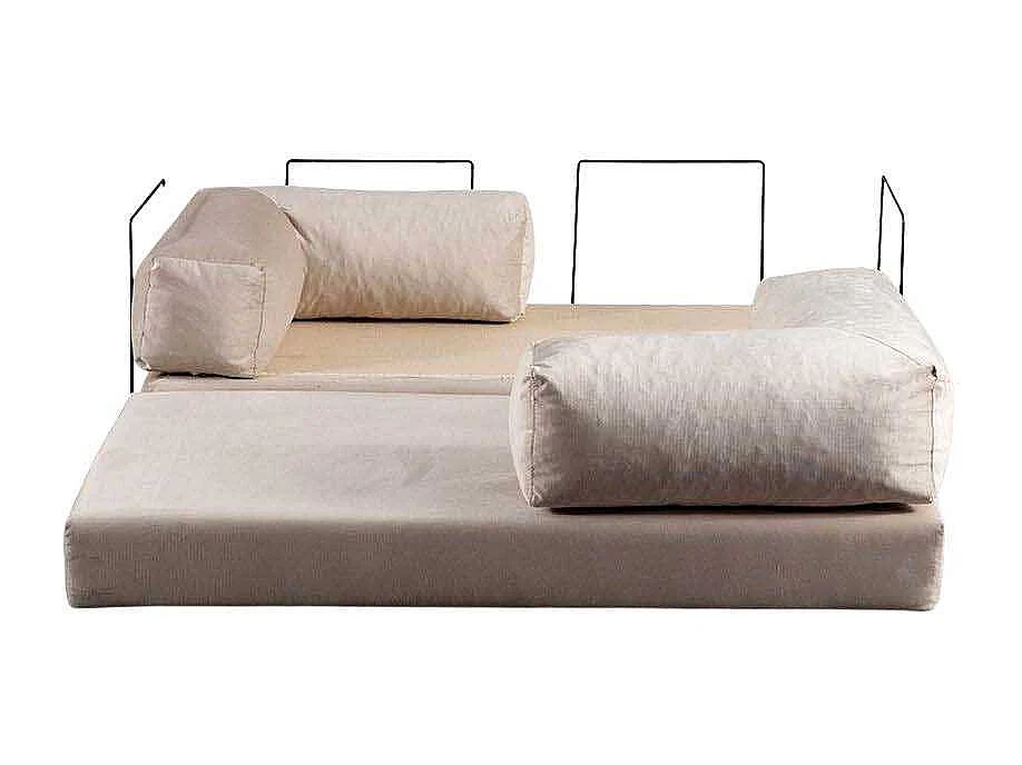 Canapé 2 places modulable Via Con