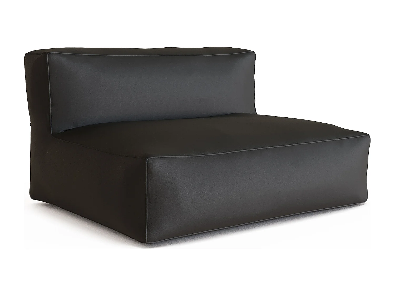 Canapé 2 places de jardin en tissu bouclette - Beige - NOUMARA de MYLIA