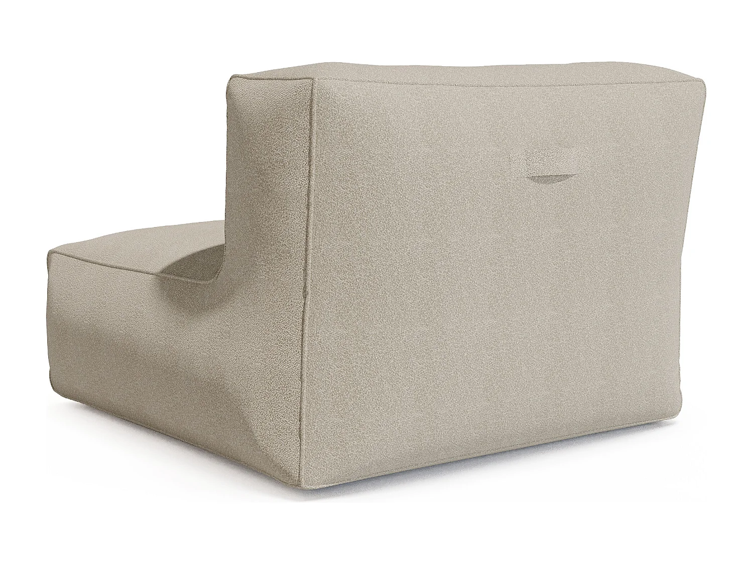Angle de jardin en tissu bouclette - Beige - NOUMARA de MYLIA