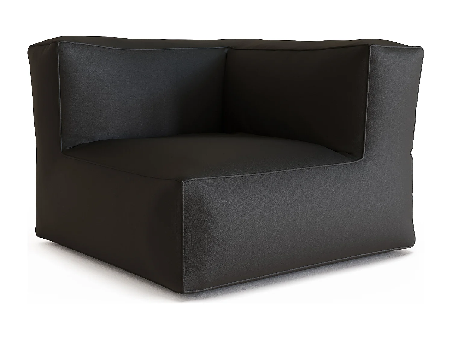 Angle de jardin en tissu bouclette - Beige - NOUMARA de MYLIA