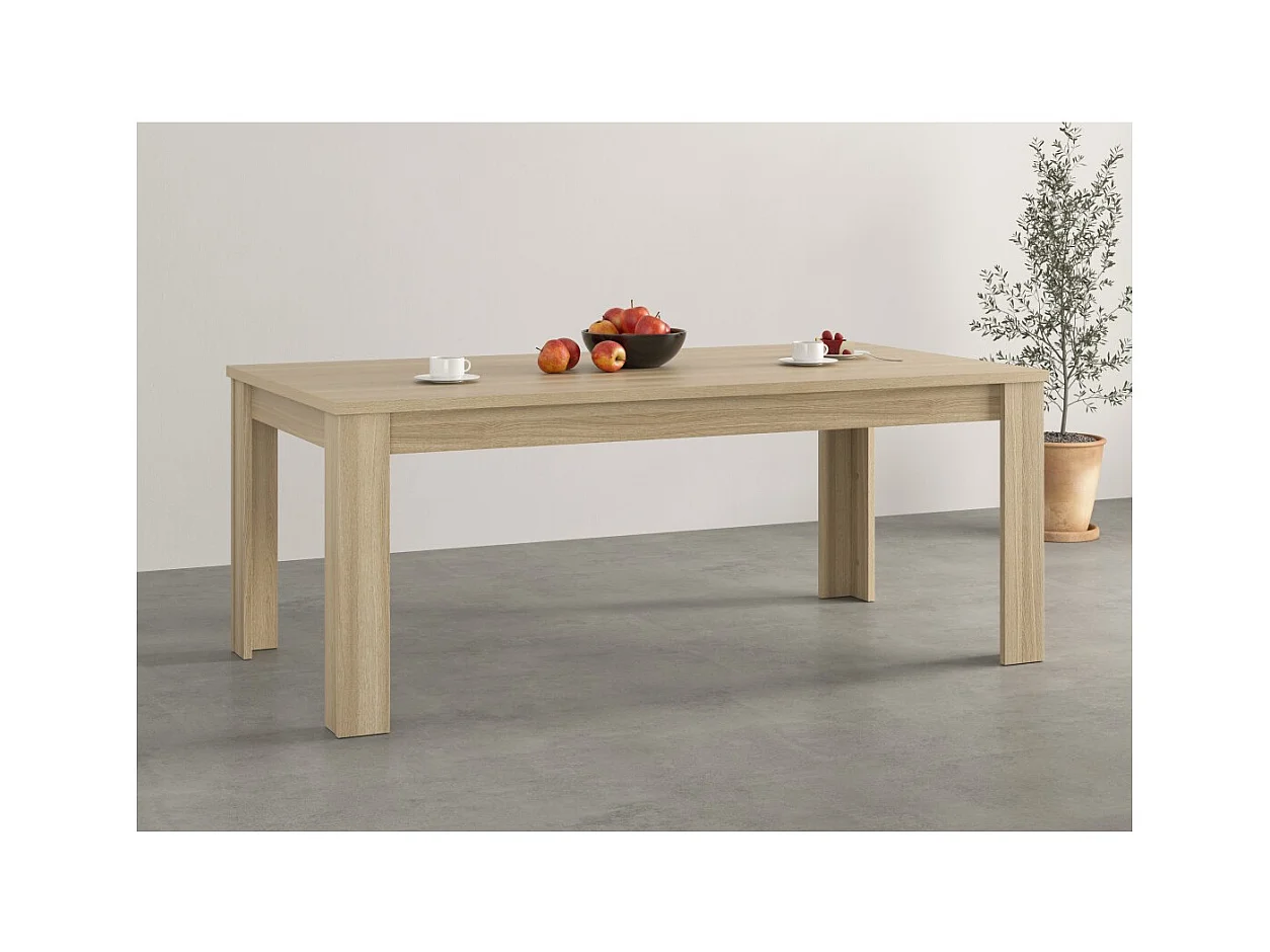 Mesa de comedor COPA – 190x76x100 cm – Roble elegante – Diseño escandinavo
