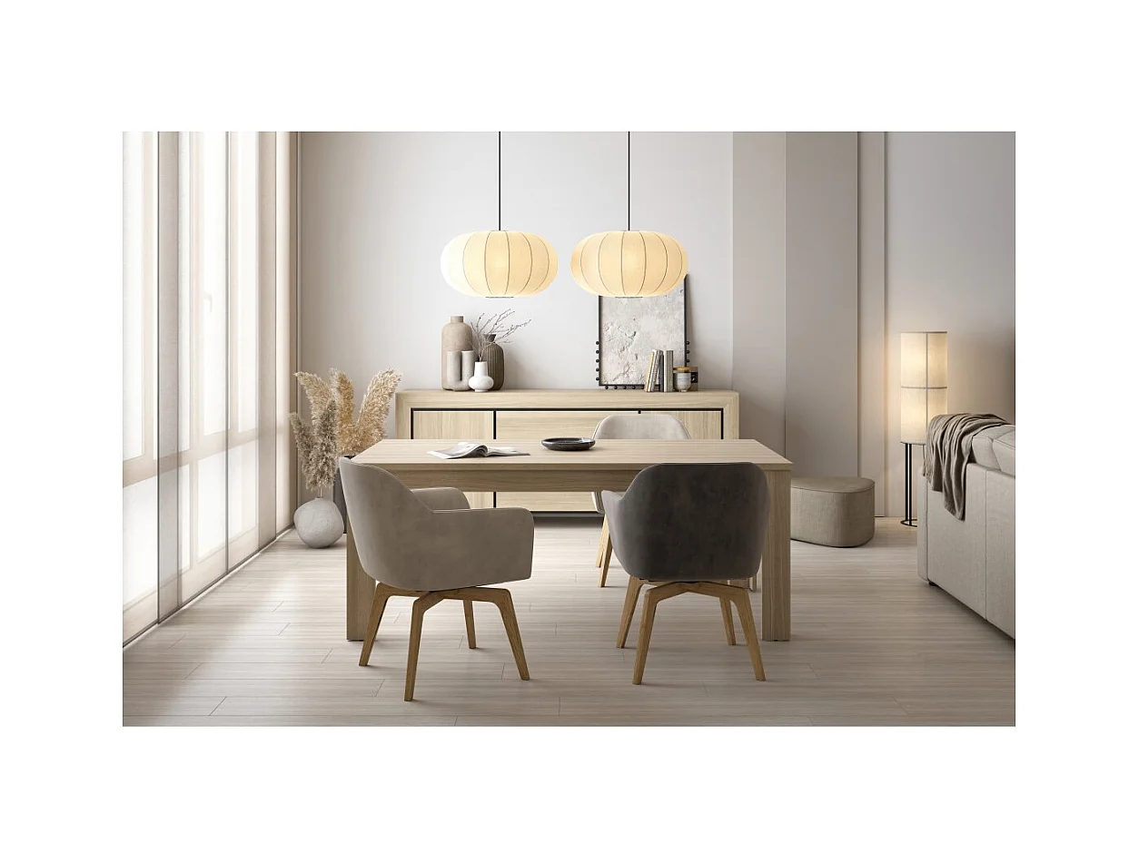 Mesa de comedor COPA – 190x76x100 cm – Roble elegante – Diseño escandinavo