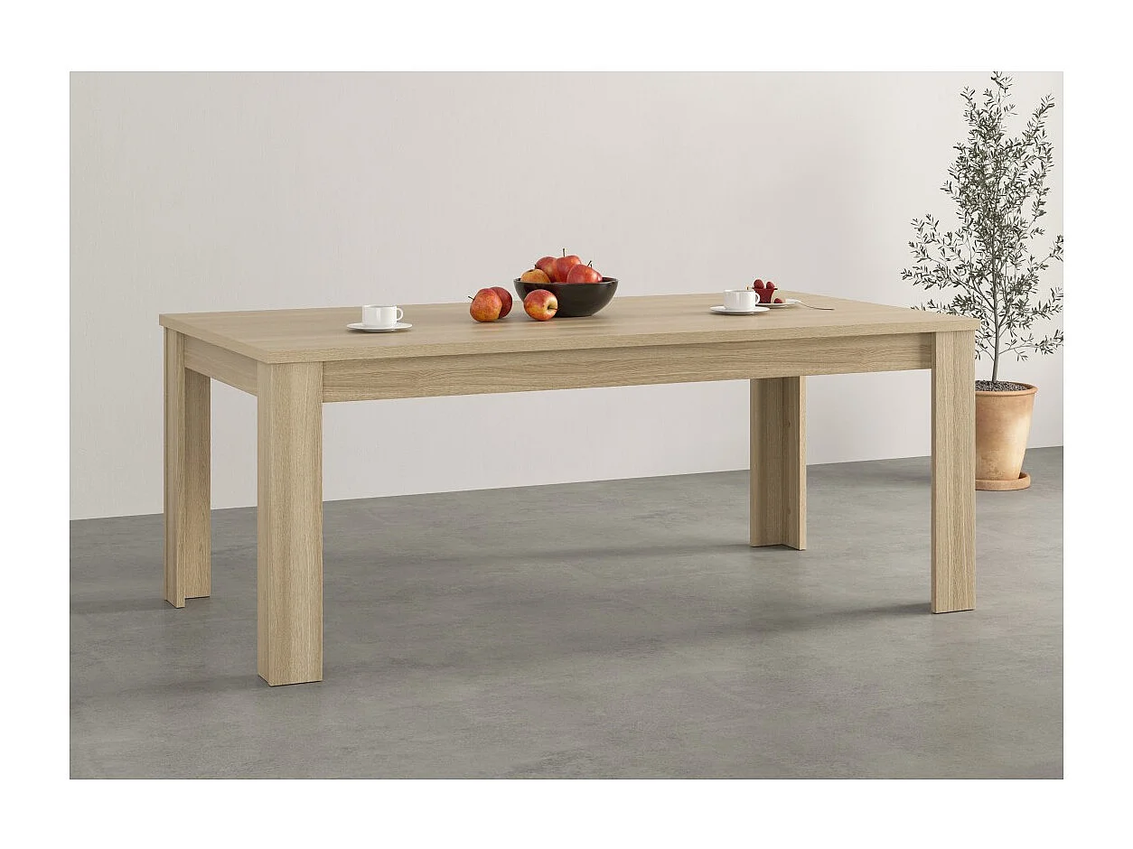 Mesa de comedor COPA – 190x76x100 cm – Roble elegante – Diseño escandinavo