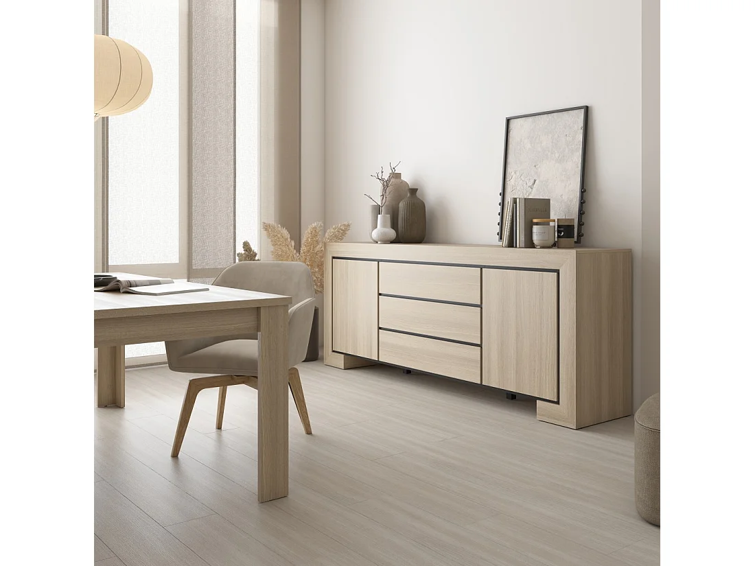 Mesa de comedor COPA – 190x76x100 cm – Roble elegante – Diseño escandinavo