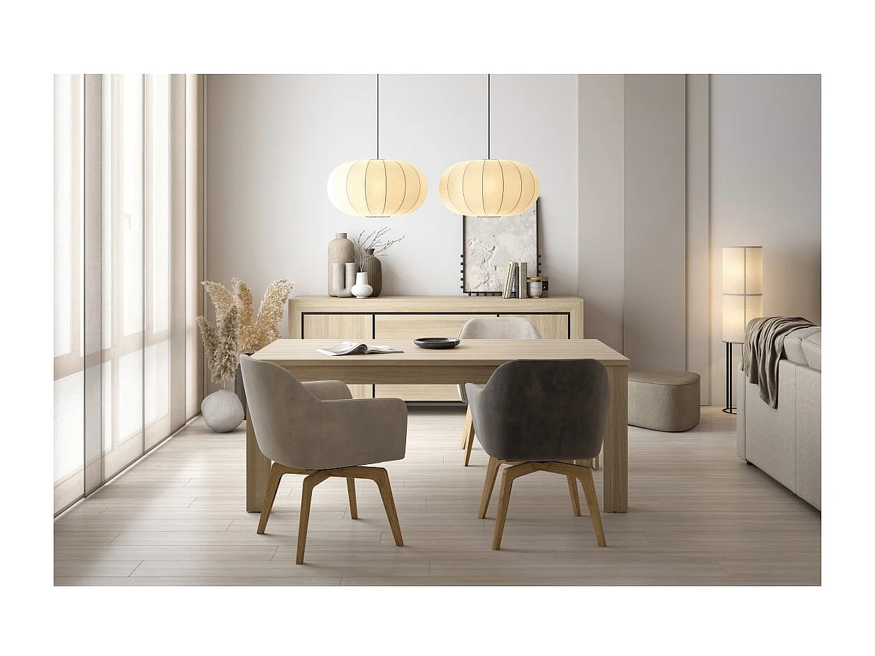 Mesa de comedor COPA – 190x76x100 cm – Roble elegante – Diseño escandinavo
