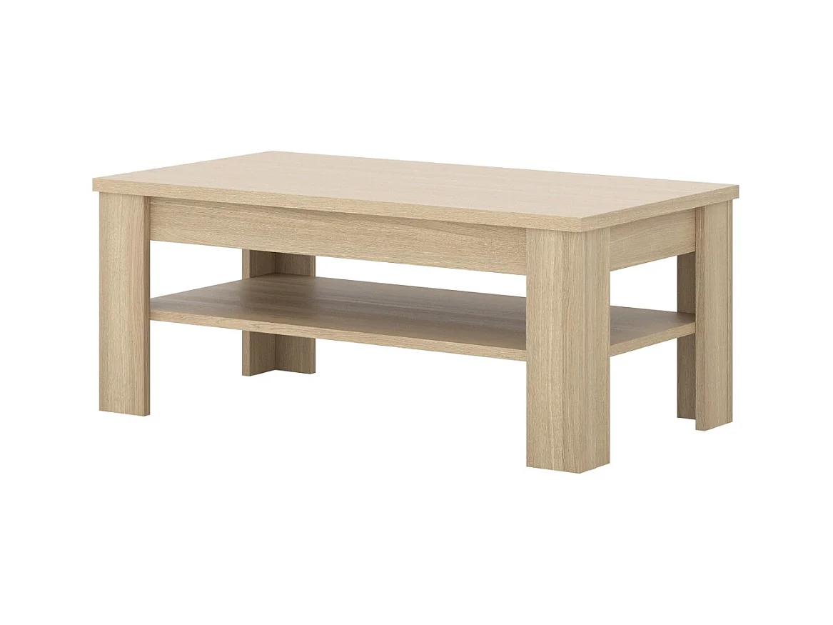 Mesa de centro COPA – 120x50x65 cm – Carvalho elegante – Design escandinavo