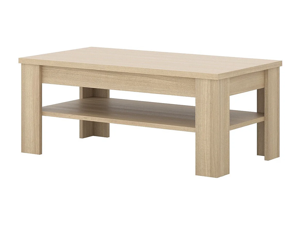 Mesa de centro COPA – 120x50x65 cm – Carvalho elegante – Design escandinavo