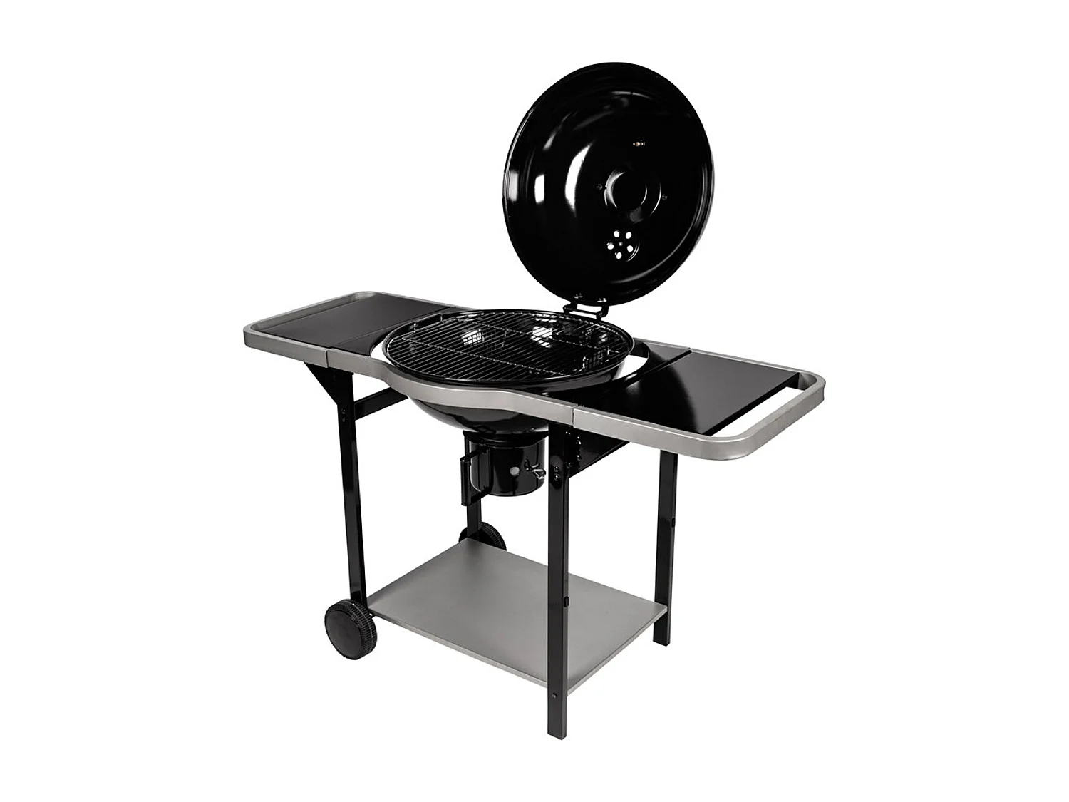 Barbecue au charbon boule + chariot Woodcreek - SOMAGIC