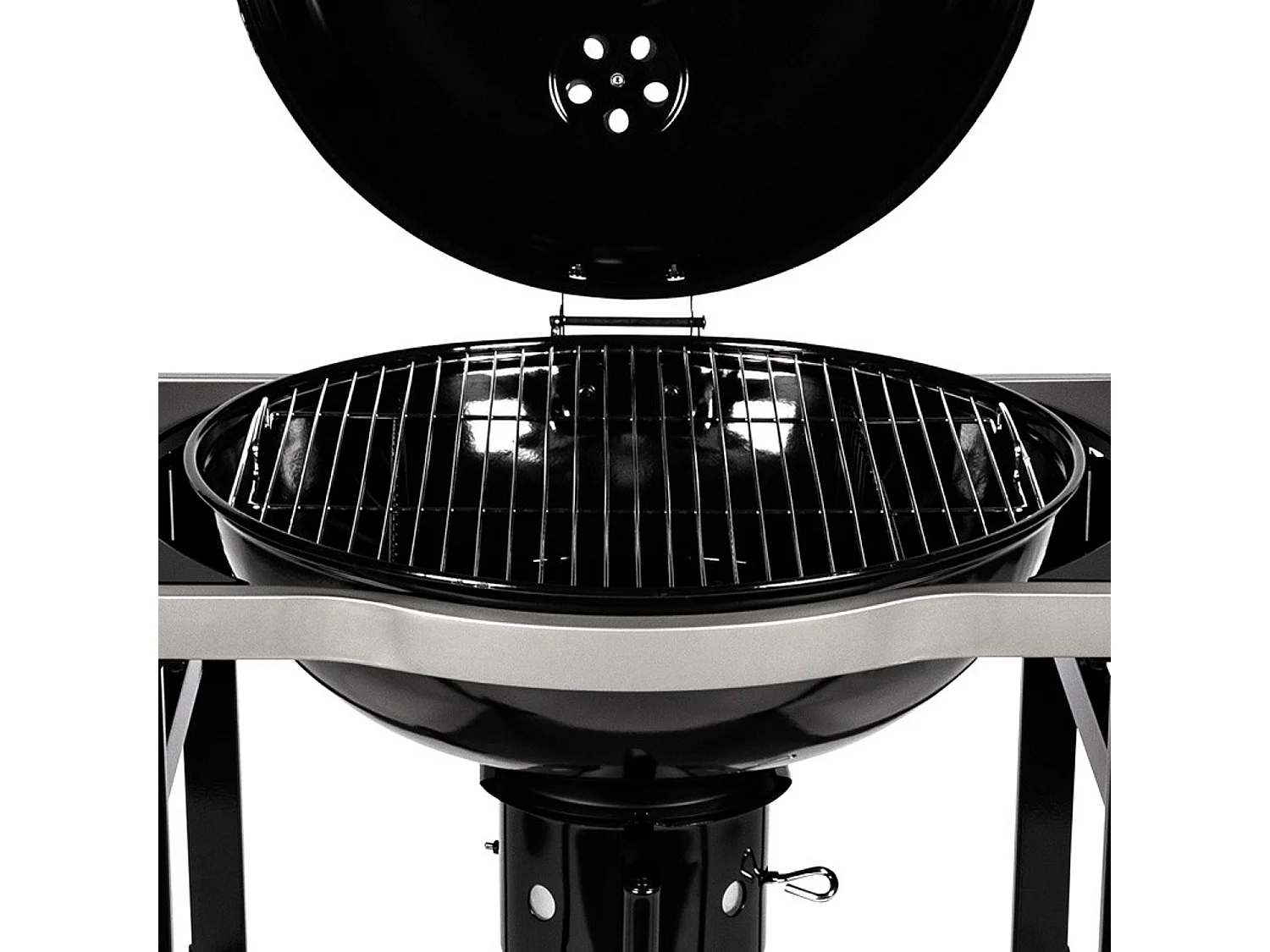 Barbecue au charbon boule + chariot Woodcreek - SOMAGIC