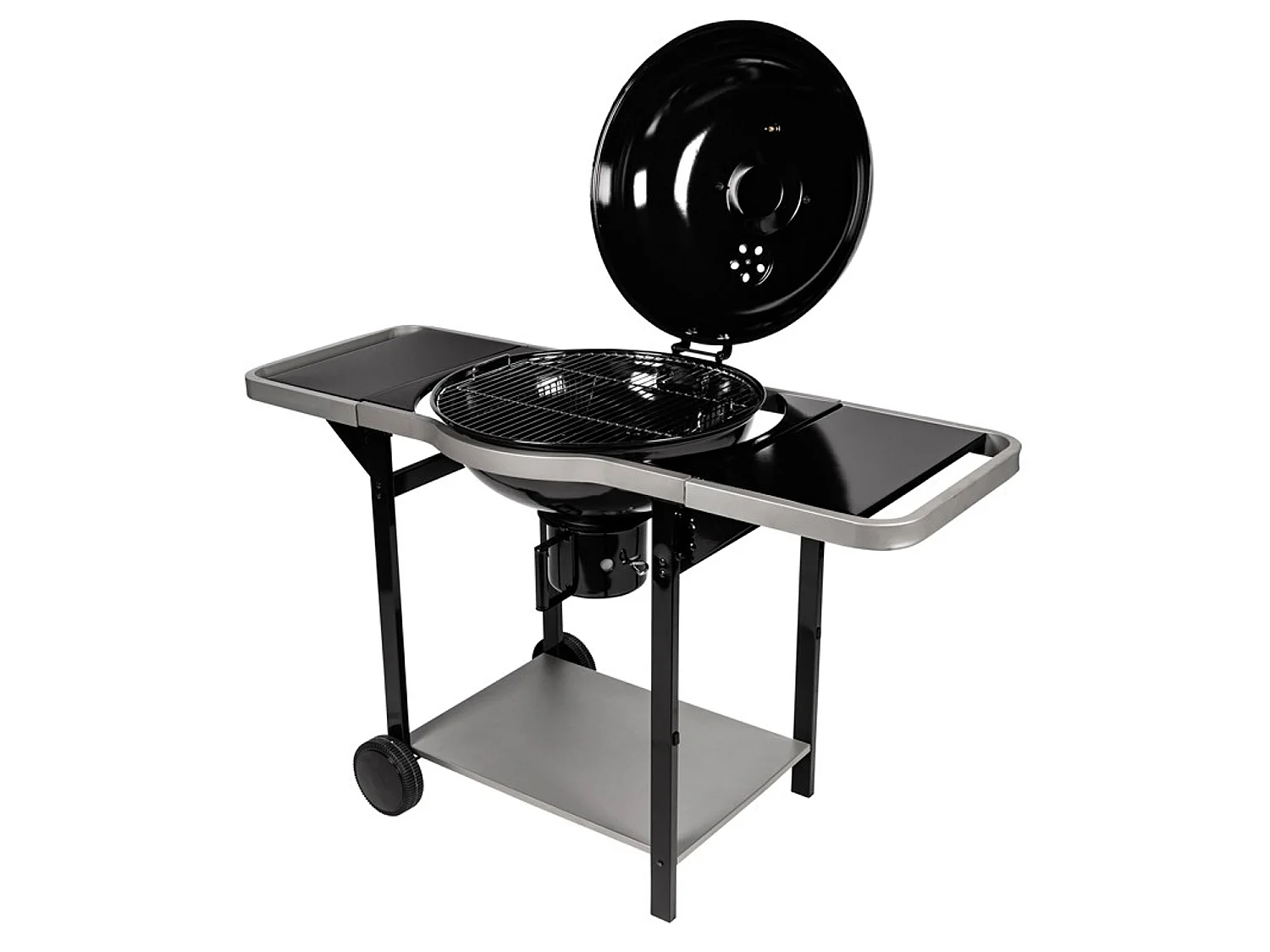 Barbecue au charbon boule + chariot Woodcreek - SOMAGIC