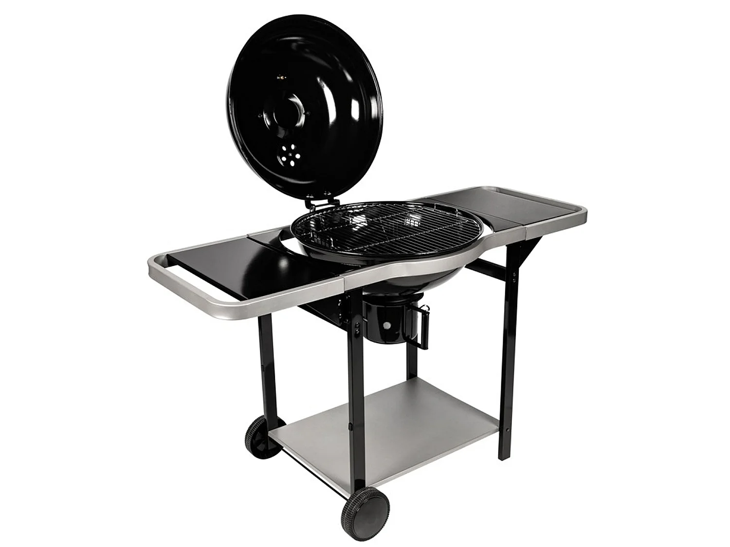 Barbecue au charbon boule + chariot Woodcreek - SOMAGIC