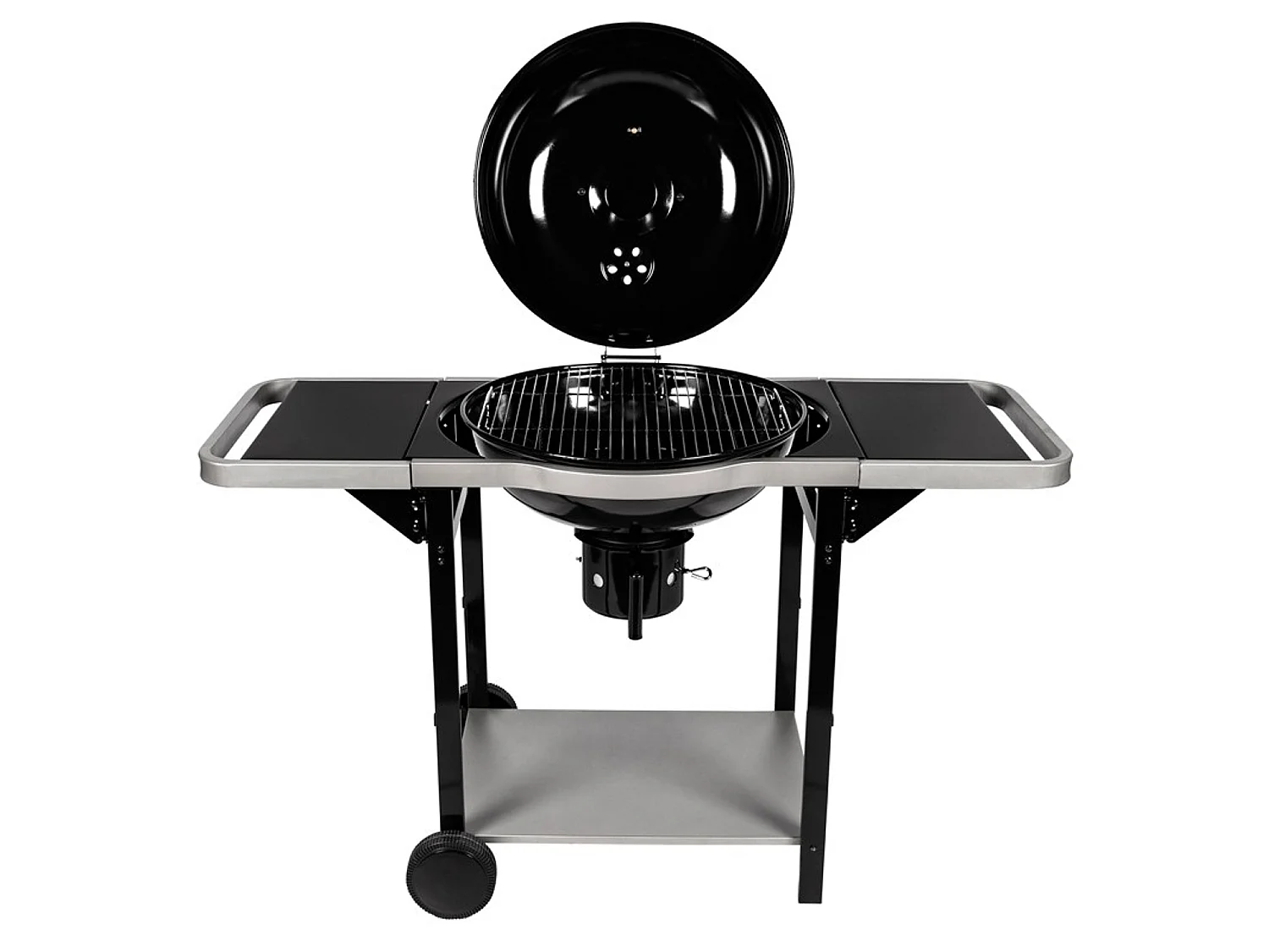 Barbecue au charbon boule + chariot Woodcreek - SOMAGIC