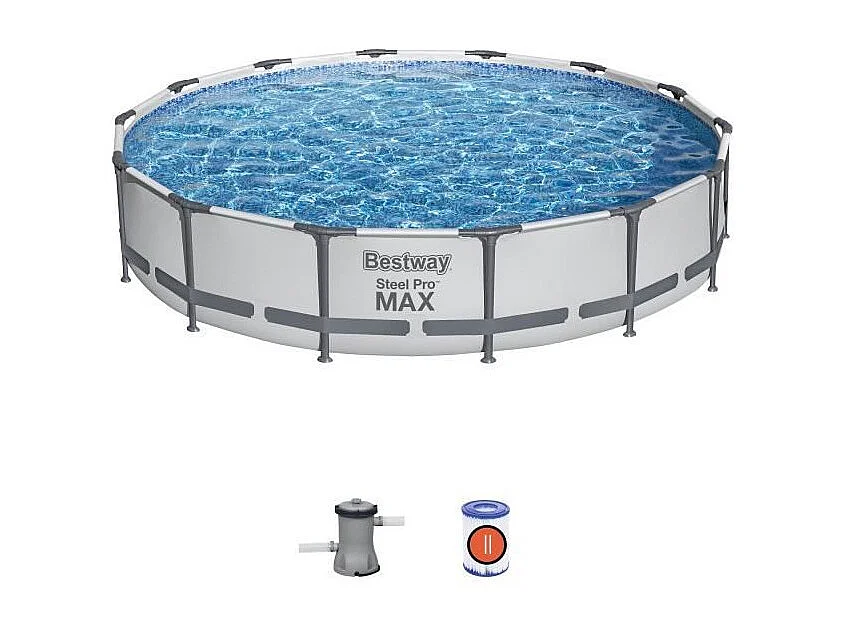 Piscine tubulaire Steel Pro Max ronde 4,27 x 0,84 m - Bestway