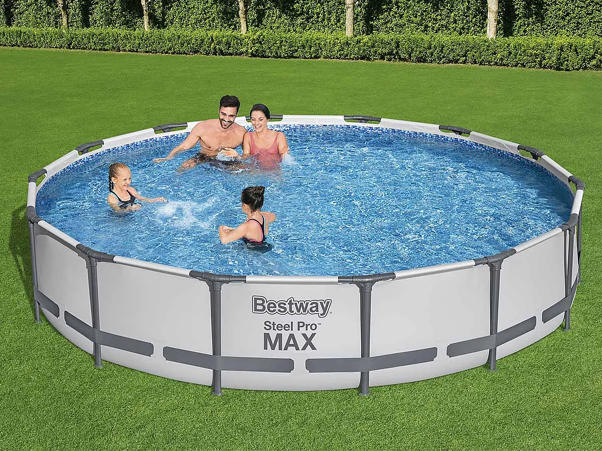 Piscine tubulaire Steel Pro Max ronde 4,27 x 0,84 m - Bestway