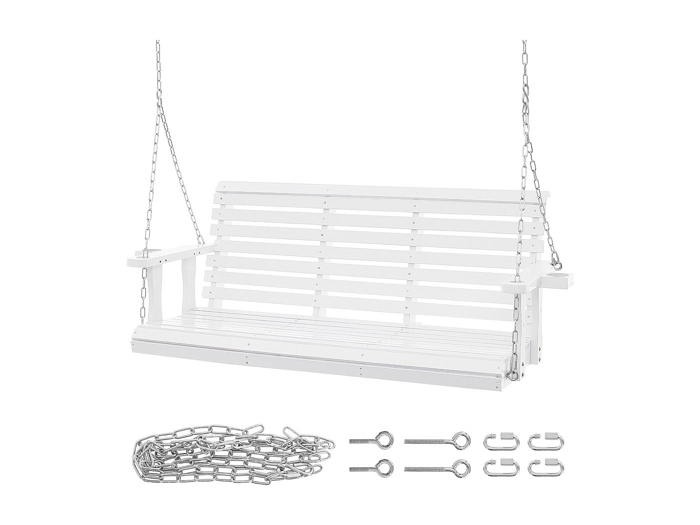 Lot De 2 Ressorts Oscillants Pour Balançoire/Hamac – Charge 500 Kg – Acier Galvanisé Robuste