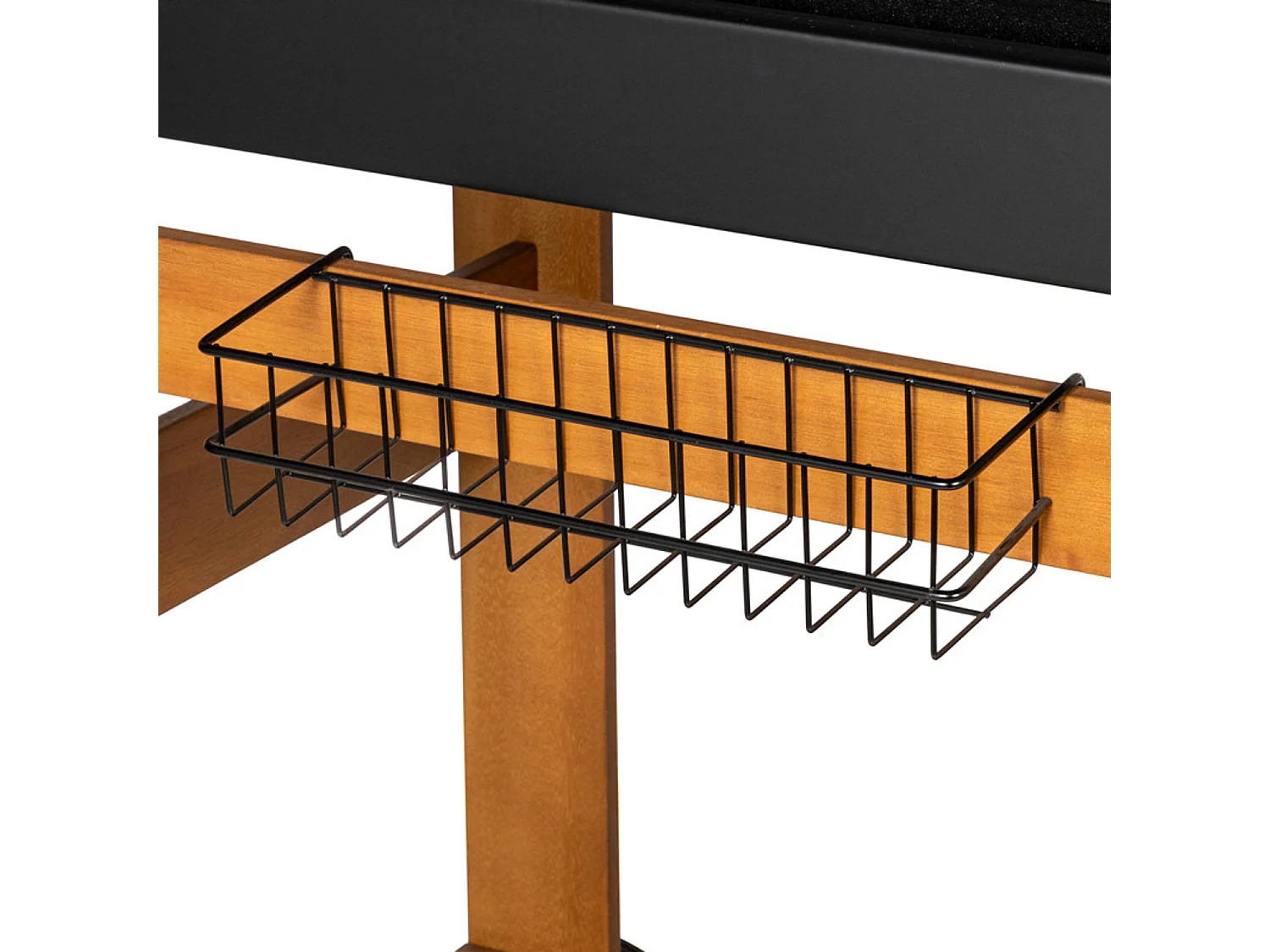 Barbecue au charbon + chariot bois, SENLIS - SOMAGIC